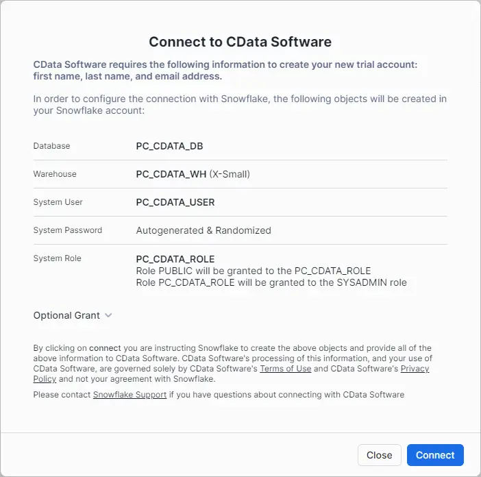 Snowflake Partner Connect