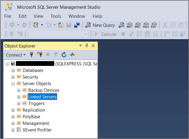 Creating and Configuring a SQL Server Linked Server