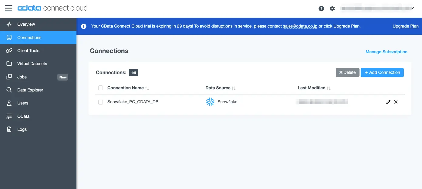 snowflake & cdata connect clloud