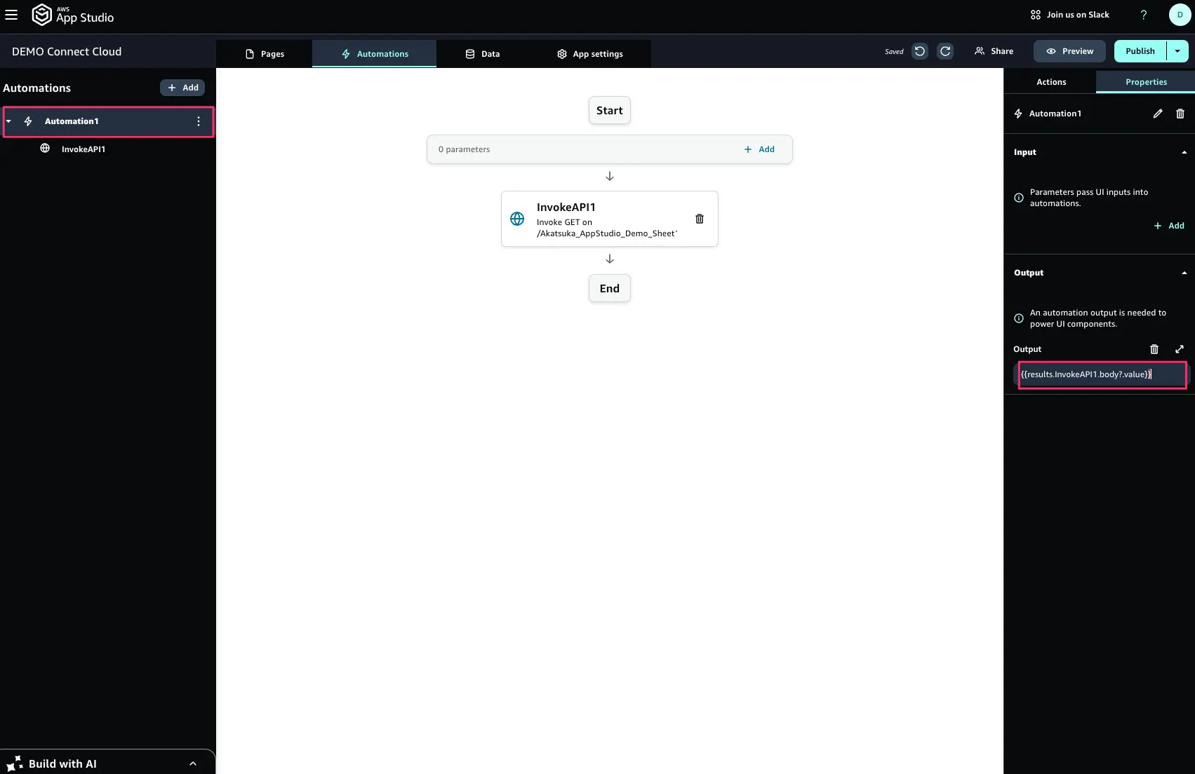 connectcloud-appstudio2spreadsheet