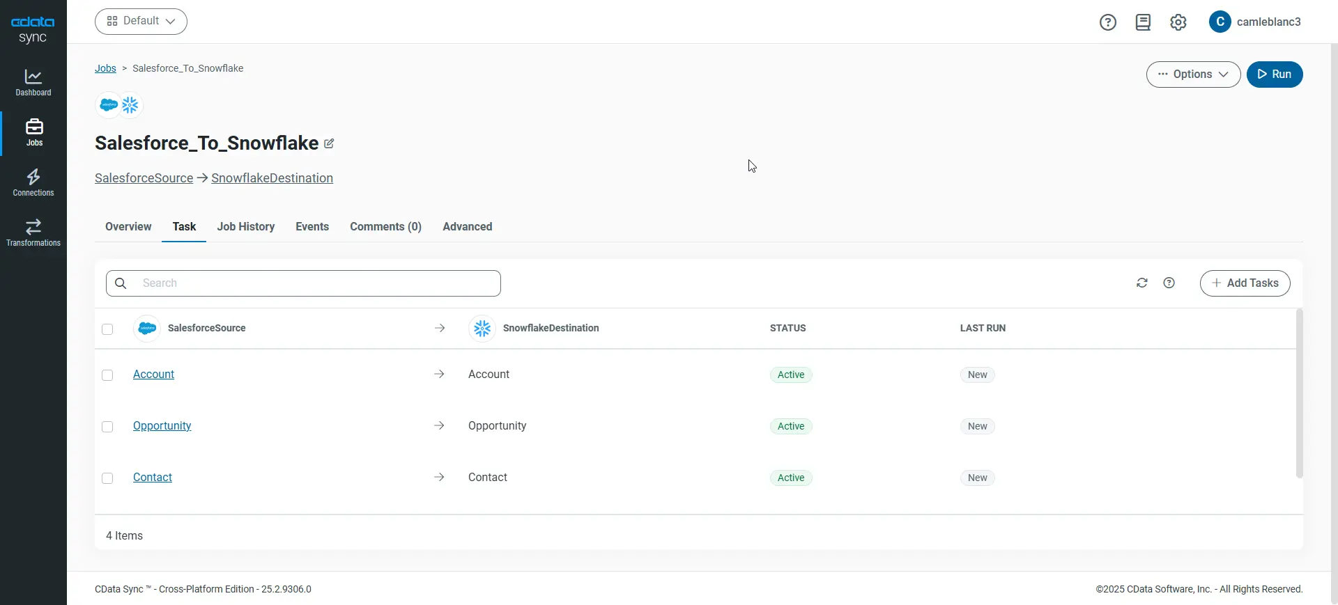Data Sync Between Salesforce and Snowflake