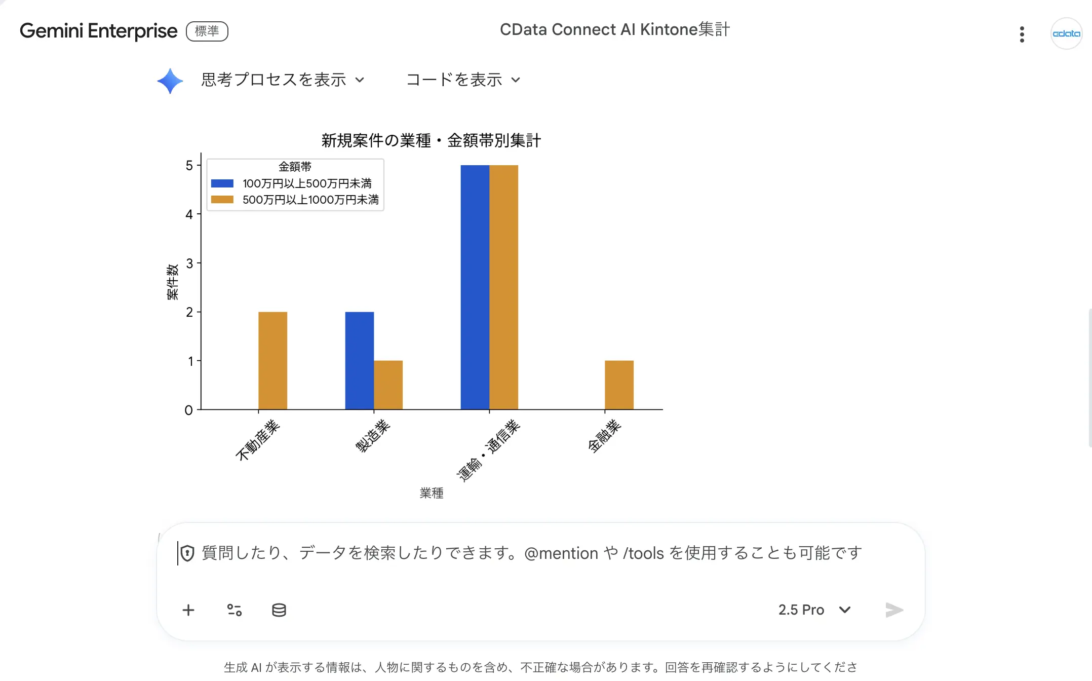 Gemini Enterprise × kintone 連携の方法:CData Connect AI のカスタム MCP サーバー機能を使う