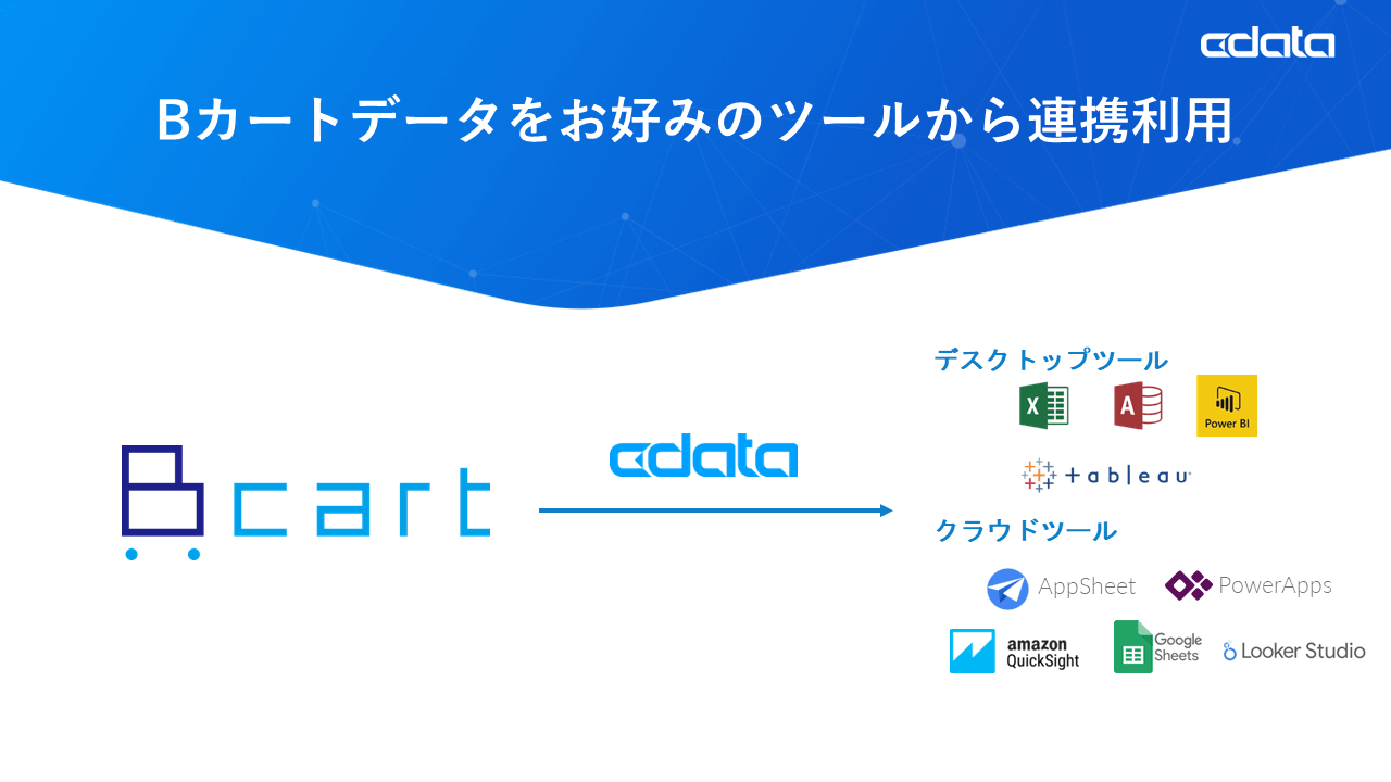 Bカートデータをお好みのツールから連携利用