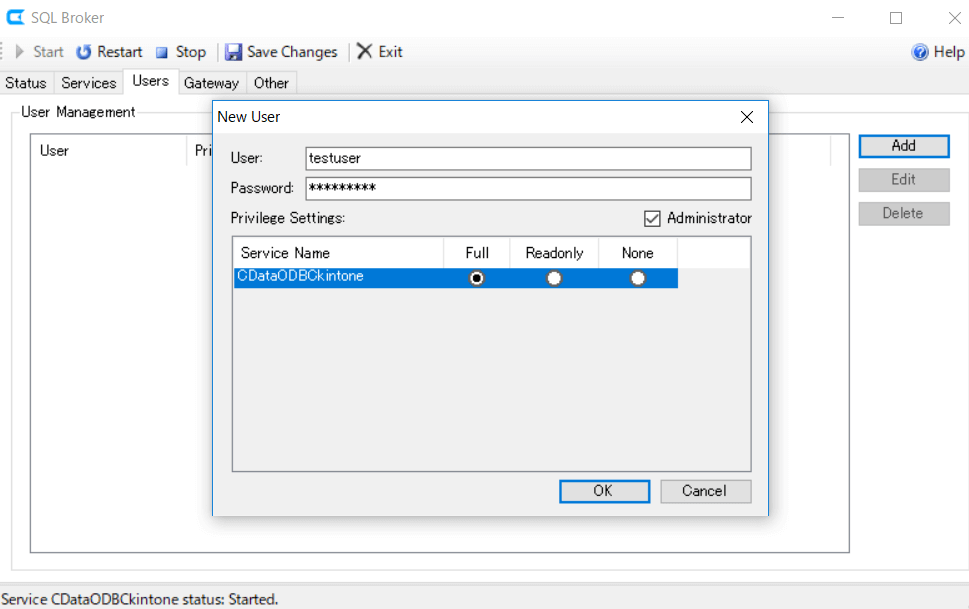 SQL Server にkintone リンクサーバーを作成、PowerBIやTableau からデータを参照