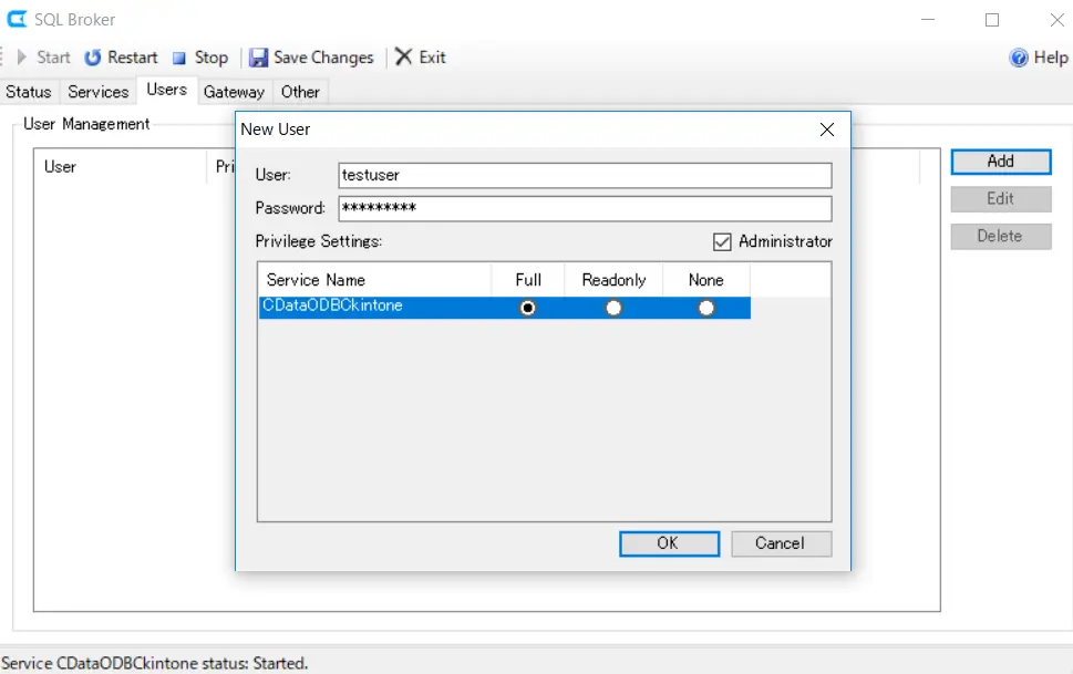 SQL Server にkintone リンクサーバーを作成、PowerBIやTableau からデータを参照