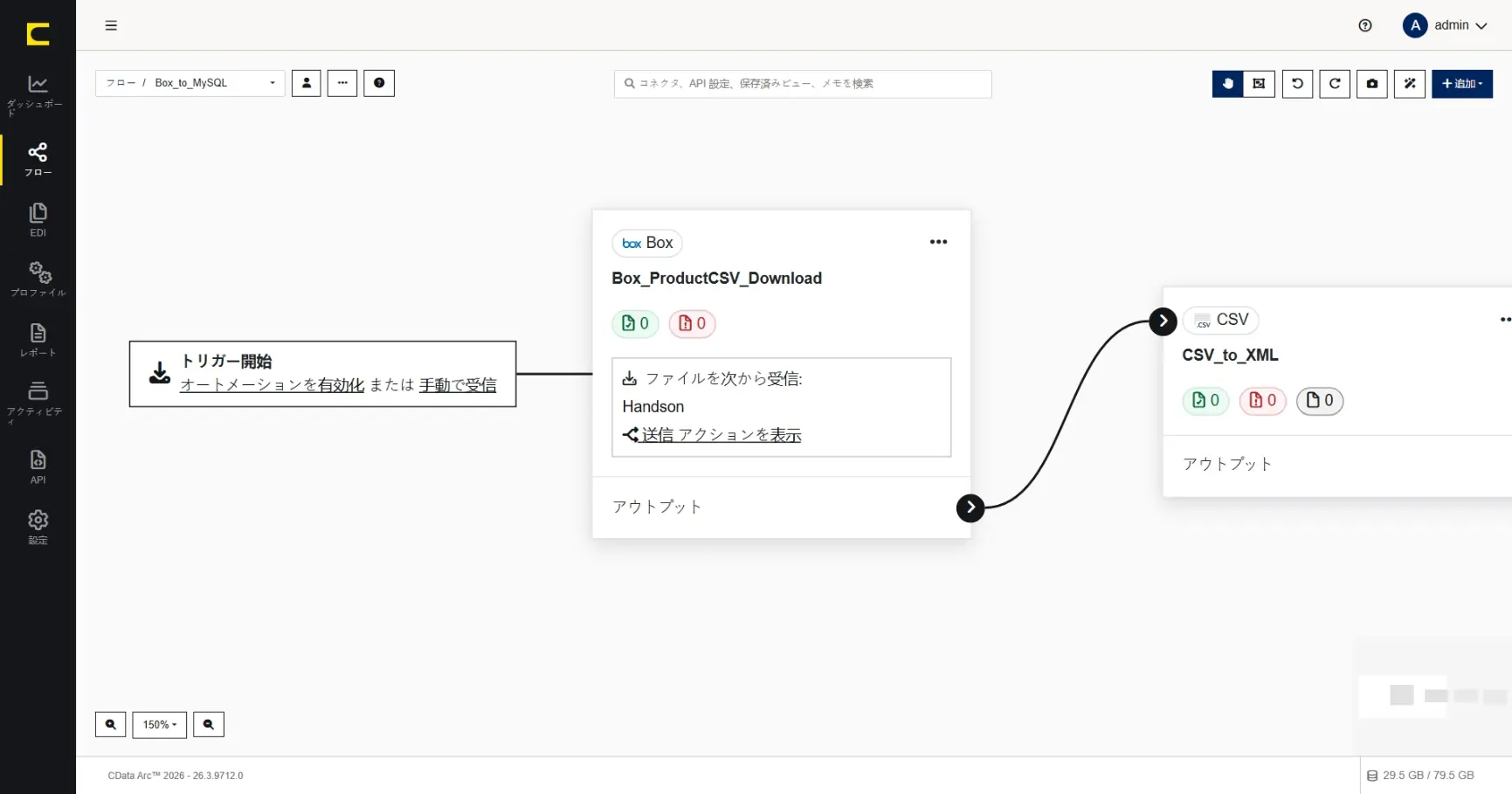 CData Arc ハンズオンテキスト(シナリオ2-2)