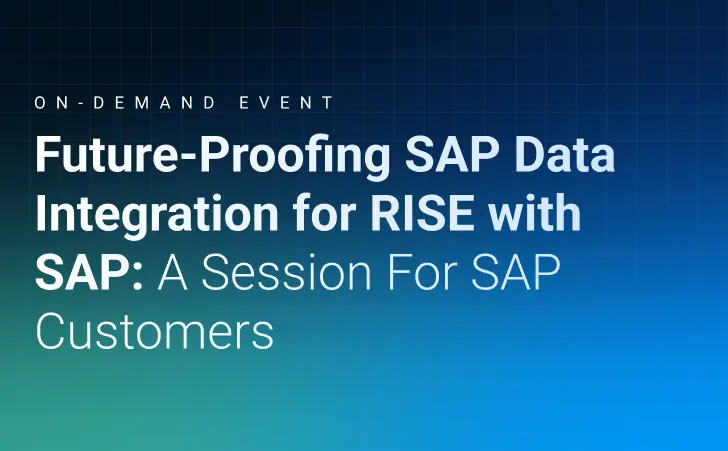 SAP Data Integration for RISE with SAP - On-demand