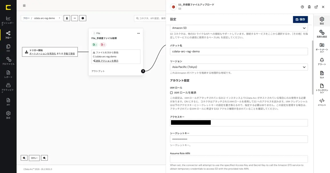 CData Arc × Amazon Bedrock で社内ナレッジ RAG を構築する