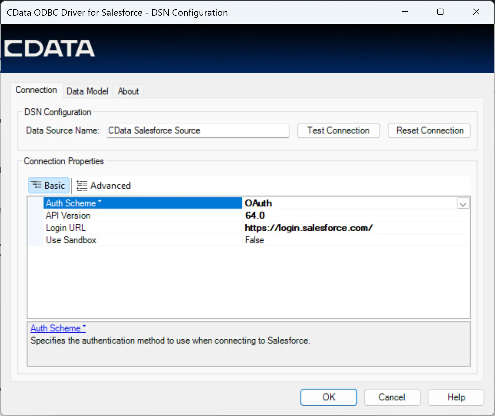 Salesforce ODBC Connection 3