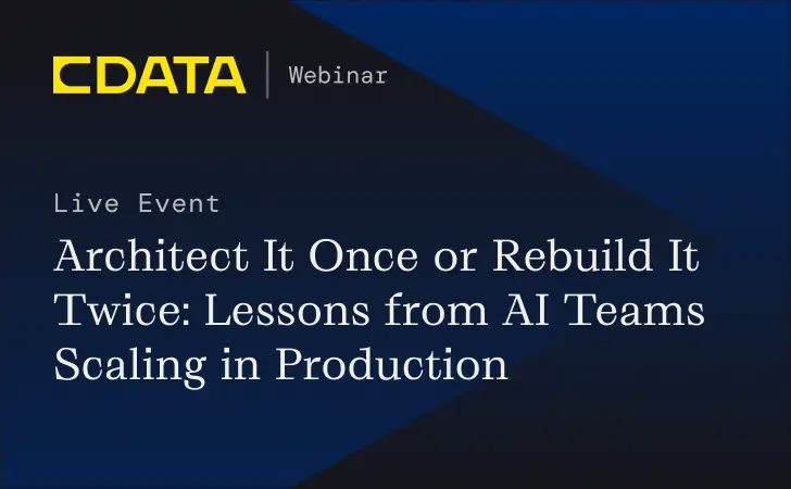 Architect It Once or Rebuild It Twice