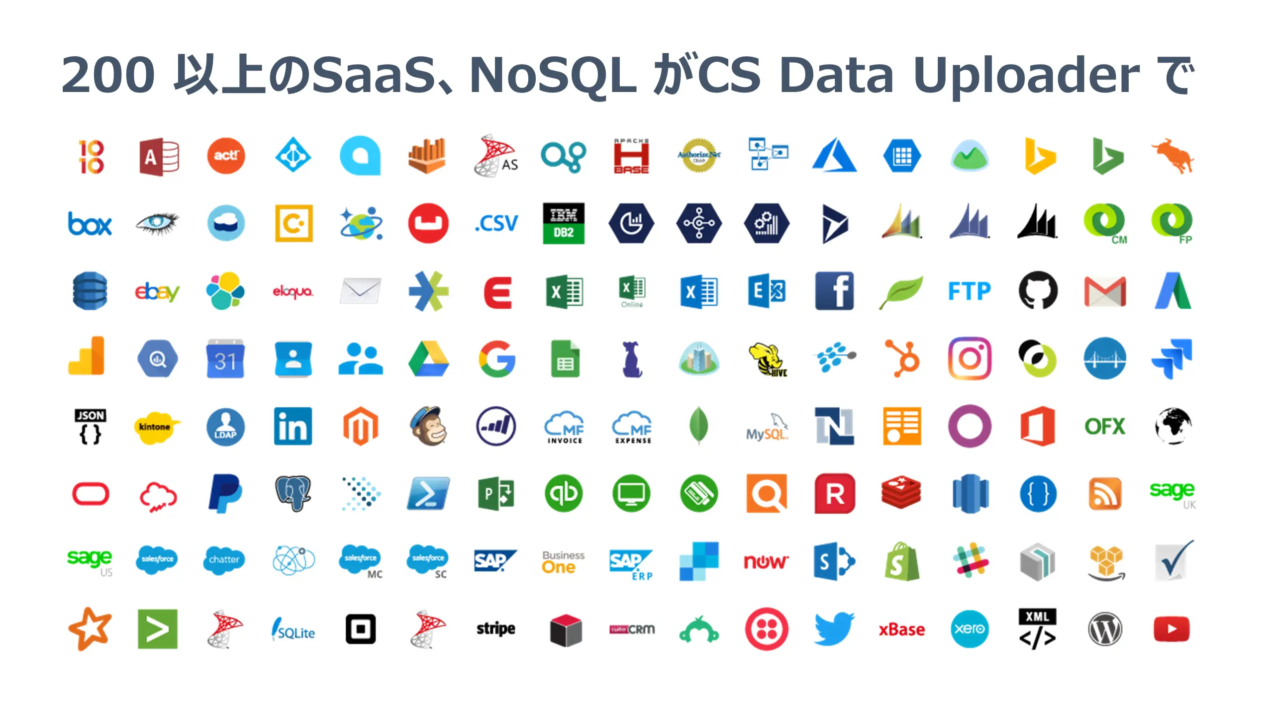 CS Data Uplodaer にODBC Driver で連携先を拡充